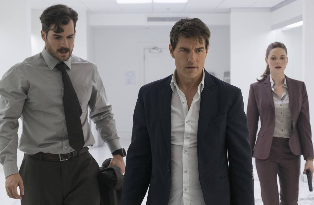 Back again: Tom Cruise leads Henry Cavill and Rebecca Ferguson in the action-packed Mission: Impossible - Fallout, rated M, in cinemas now. 