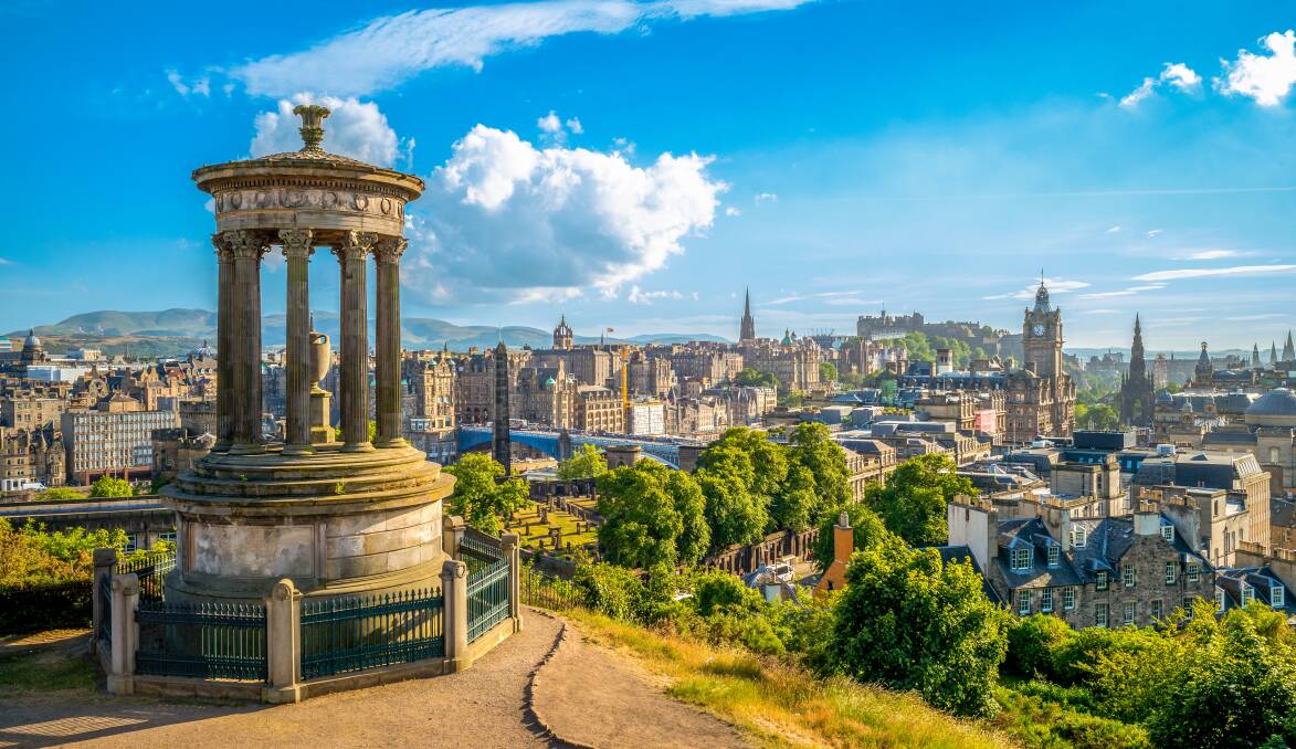 Visit the royal and ancient capital of Scotland, Edinburgh, considered one of Europe's most beautiful cities. Picture: Shutterstock