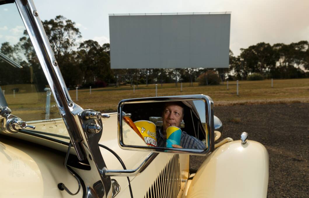 The drive-in cinema at Heddon Greta is a magical place for children and parents. Picture: Max Mason-Hubers MMH