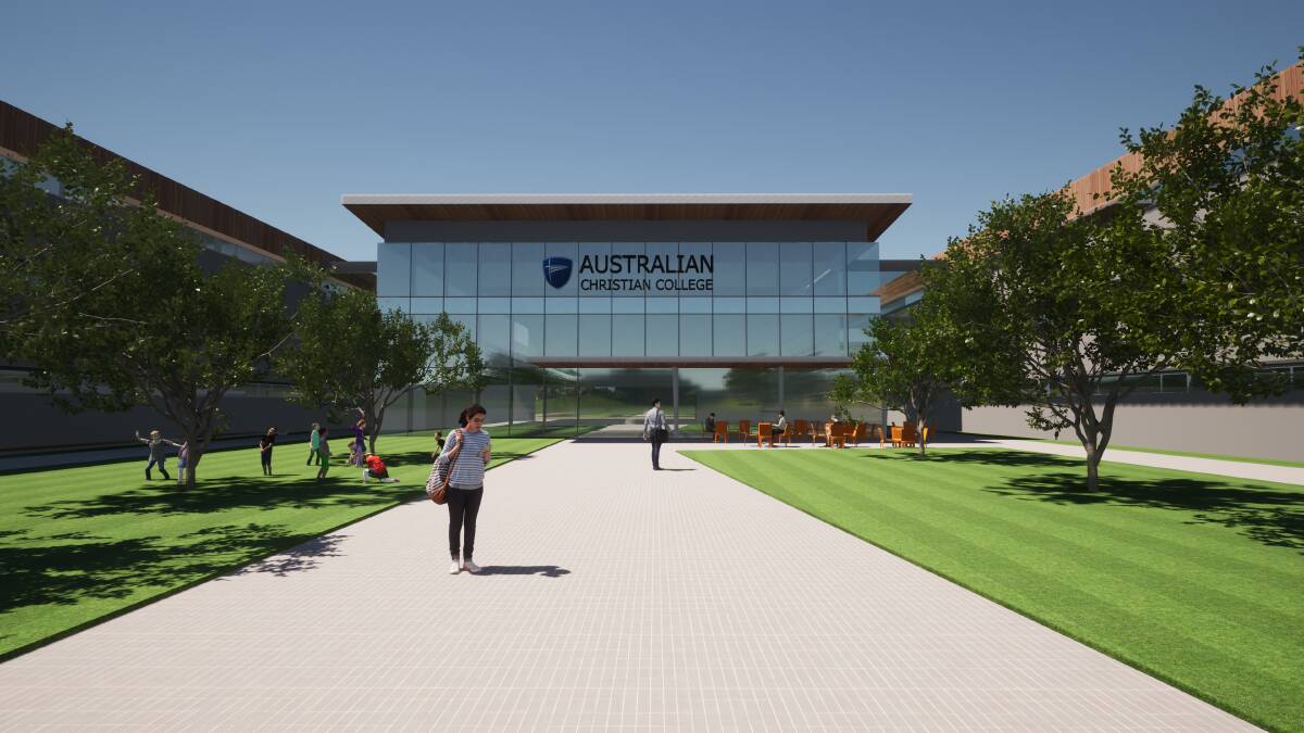 STEM-ready: An artist's impression of the new, three-storey STEM building that will is scheduled to be operational by 2023 at Australian Christian College Marsden Park. Picture: Supplied