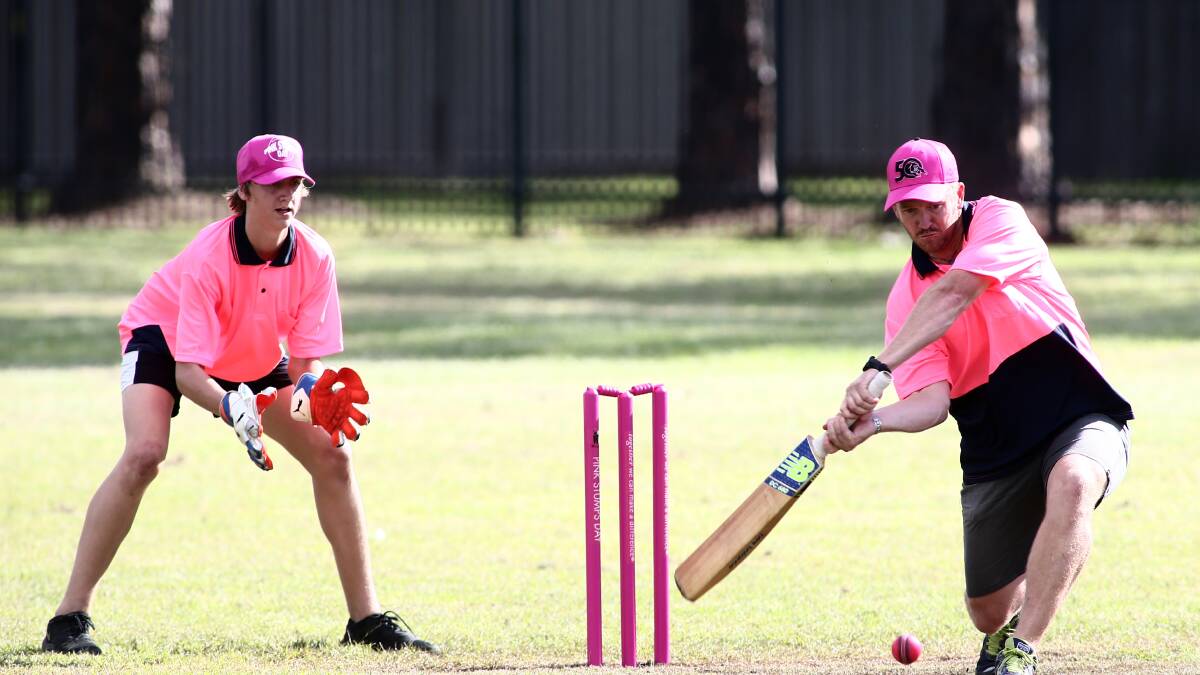 Pink Stumps Day cricket match at Richmond High School 
