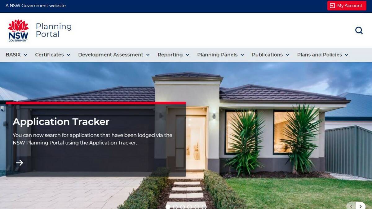 New service: The NSW Planning Portal is a new, online Development Application (DA) lodgement service. 