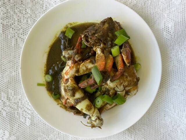Jyothsna D'Souza's dish, Crab Pepper Fry, was published in the My Community Pantry cookbook online. Picture: Supplied