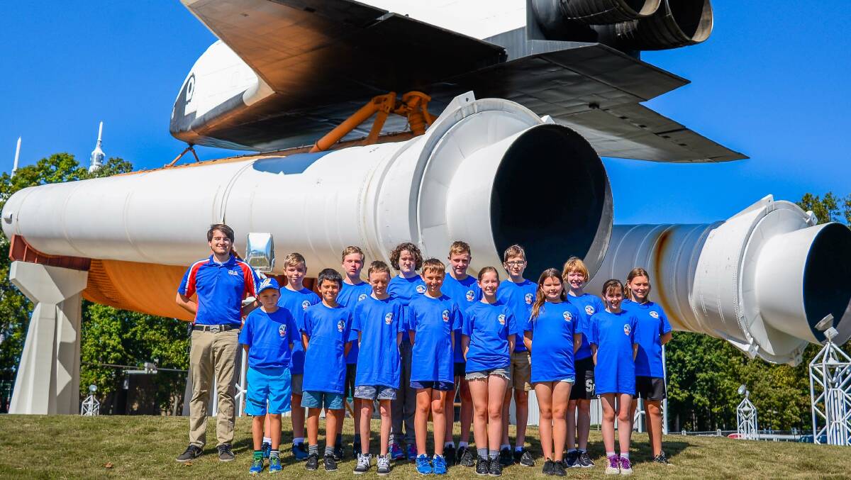 OUT OF THIS WORLD: Hawkesbury students at Space Camp in 2016. Picture: Supplied