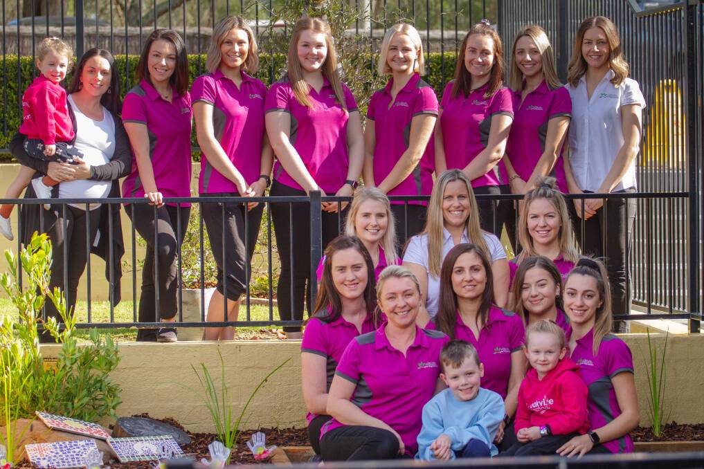 Five categories: The Oakville Preschool Early Learning Centre team have become finalists for a handful of categories in the WSABEs, which recognise business excellence in Greater Western Sydney. Picture: Supplied