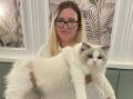 Glossodia resident Jessica Woodrow with Fat Girl at the 25th anniversary ANCATS show at North Richmond. Picture: Sarah Falson