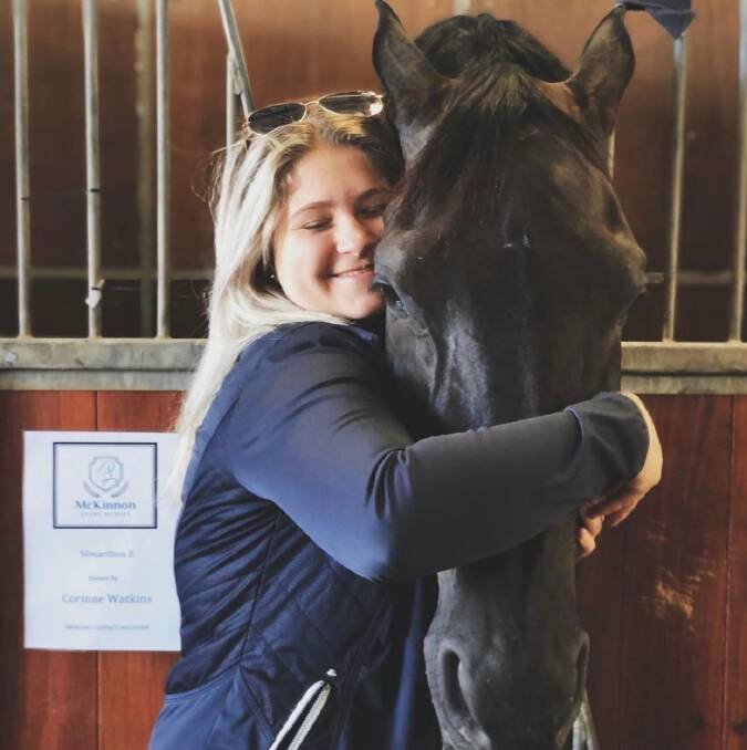 Chelsea is hoping to turn her passion for horses into a career. Picture: Supplied