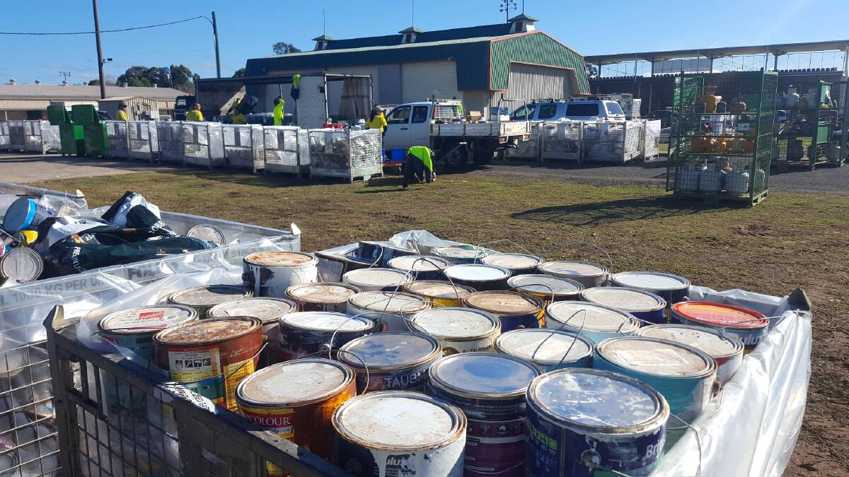 Clean out: Drop off your household chemicals safely, and for free, at Council's annual Chemical CleanOut event at Hawkesbury Showground on Sunday, August 9. Picture: Archive