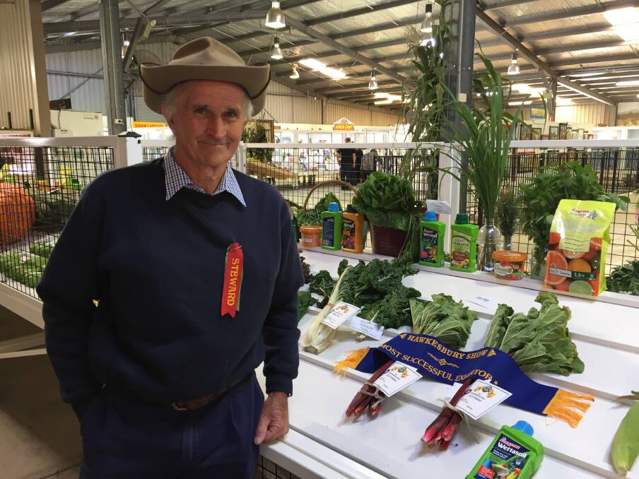 Don Webster of Kurrajong Heights has been a Hawkesbury Show steward for 30 years. Picture: Sarah Falson
