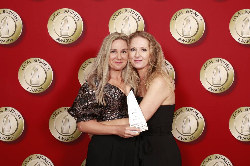 Worthy winners: Kylie Ravens and Megan Johnson of Buns and Beans Wilberforce, which won the Best Bakery/Cake Shop award. Picture: Supplied
