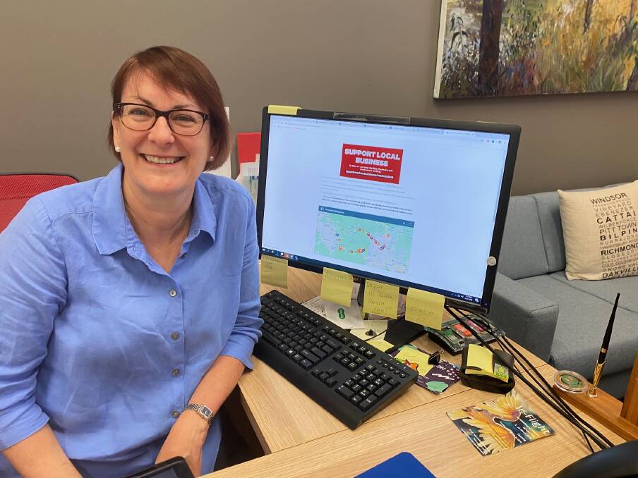 Buy local: Macquarie MP Susan Templeman has launched a new interactive map that shows local goods and services available. Picture: Supplied