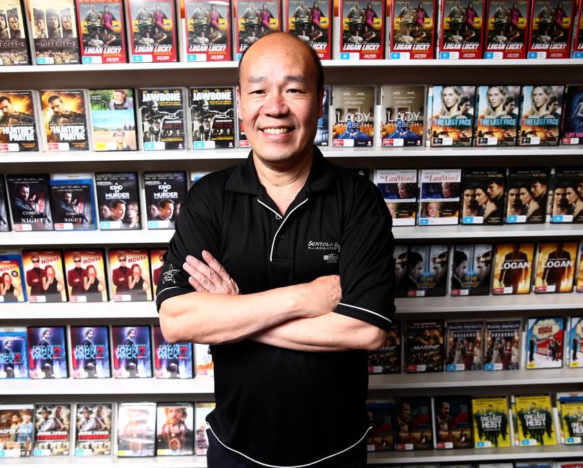 STAYING POWER: Guirong Wu will keep running Civic Video Windsor despite news the franchise organisation's head office would close. Picture: Geoff Jones