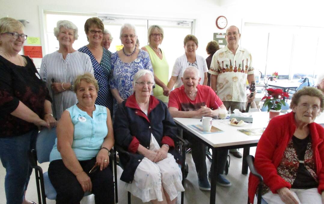 HELPING OUT: Inner Wheel Club members with nursing home residents Gunter Rieger, Barbara McLaren and Margaret Kerz. Picture: Supplied