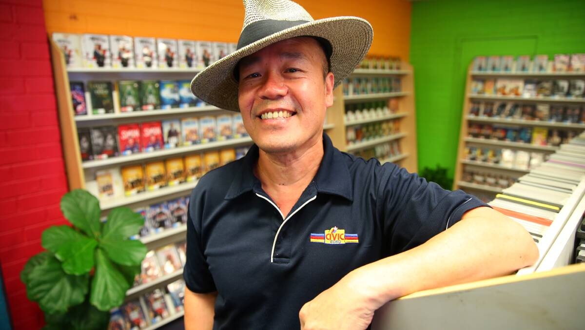 HOP ON IN: Guirong Wu, aka The Last Kangaroo of Civic Video Windsor, gets into the outback Aussie spirit to present his Picks From the Pouch for January. Picture: Geoff Jones