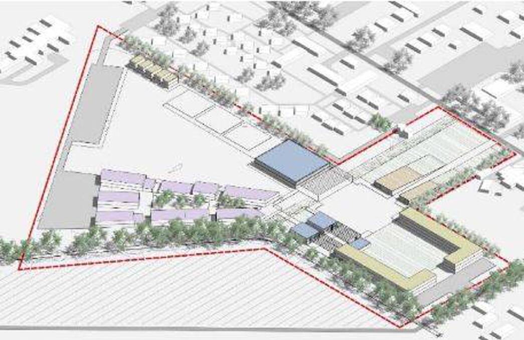 COMING IN 2020: Aerial view of potential site layout. Picture: NSW Department of Education website