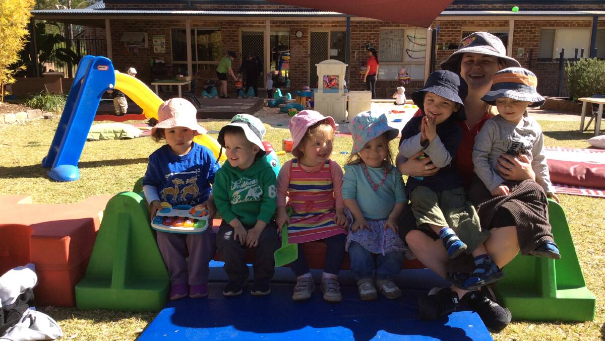 Outdoor activities at Fit Kidz Learning Centre Vineyard. Pictures: Supplied