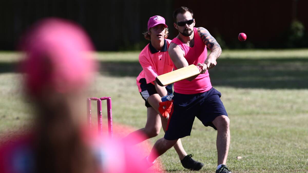 Pink Stumps Day cricket match at Richmond High School 