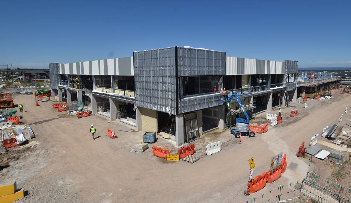 November 2020: Northbourne Public School during the construction phase late last year. Picture: File