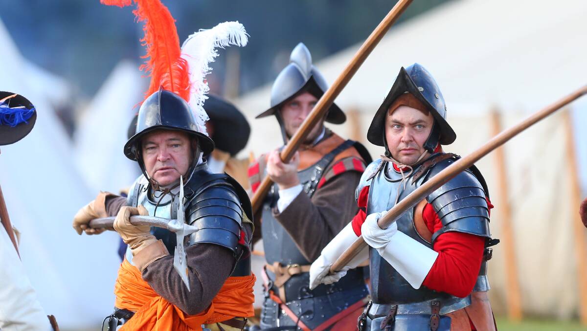 Fair knights: Winterfest medieval fair is returning to Hawkesbury Showground. Picture: Geoff Jones