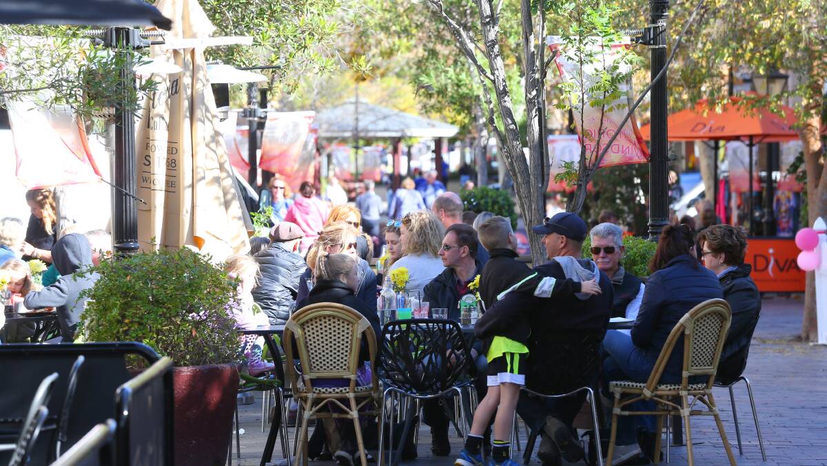 BRINGING BACK THE PUNTERS: New shops and markets meant Windsor Mall was bustling last Saturday. Picture: Geoff Jones