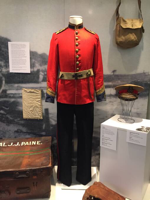 TO BE RESTORED: Uniform and items belonging to Brigadier General J.J. Paine will be on display at Hawkesbury Regional Museum. Picture: Supplied