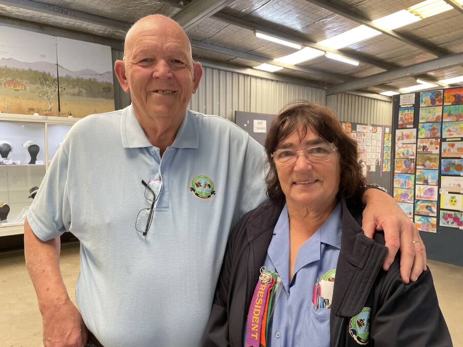 Hawkesbury District Agricultural Association (HDAA) President Lynette Hudson (right) with her husband and former HDAA President from 2002, Garry Hudson. Picture: Sarah Falson