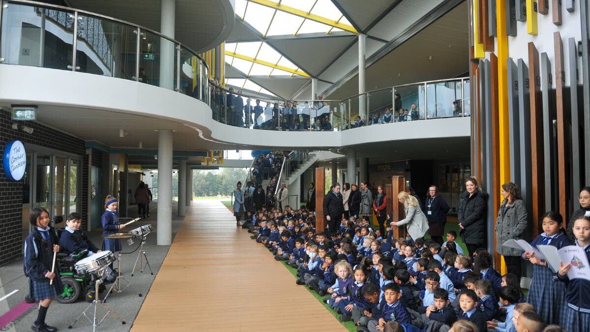 St Joseph's Primary Schofields opens its new building. Pictures: Supplied