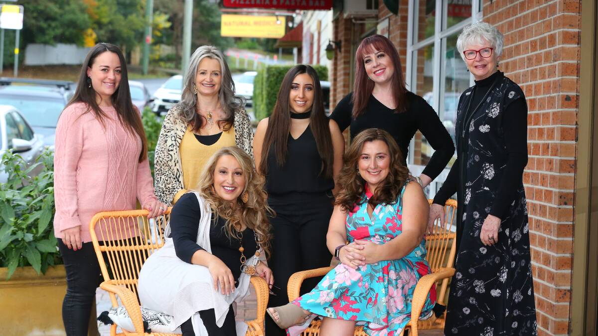 Peer support: Kurrajong business women (sitting L-R) Melissa Page and Sandra Pinkney, (standing L-R) Naomi Adams, Michelle Brown, Tayla Muscat, Clare Sharples and Natalie Smith are promoting connections between Kurrajong women in business. Picture: Geoff Jones