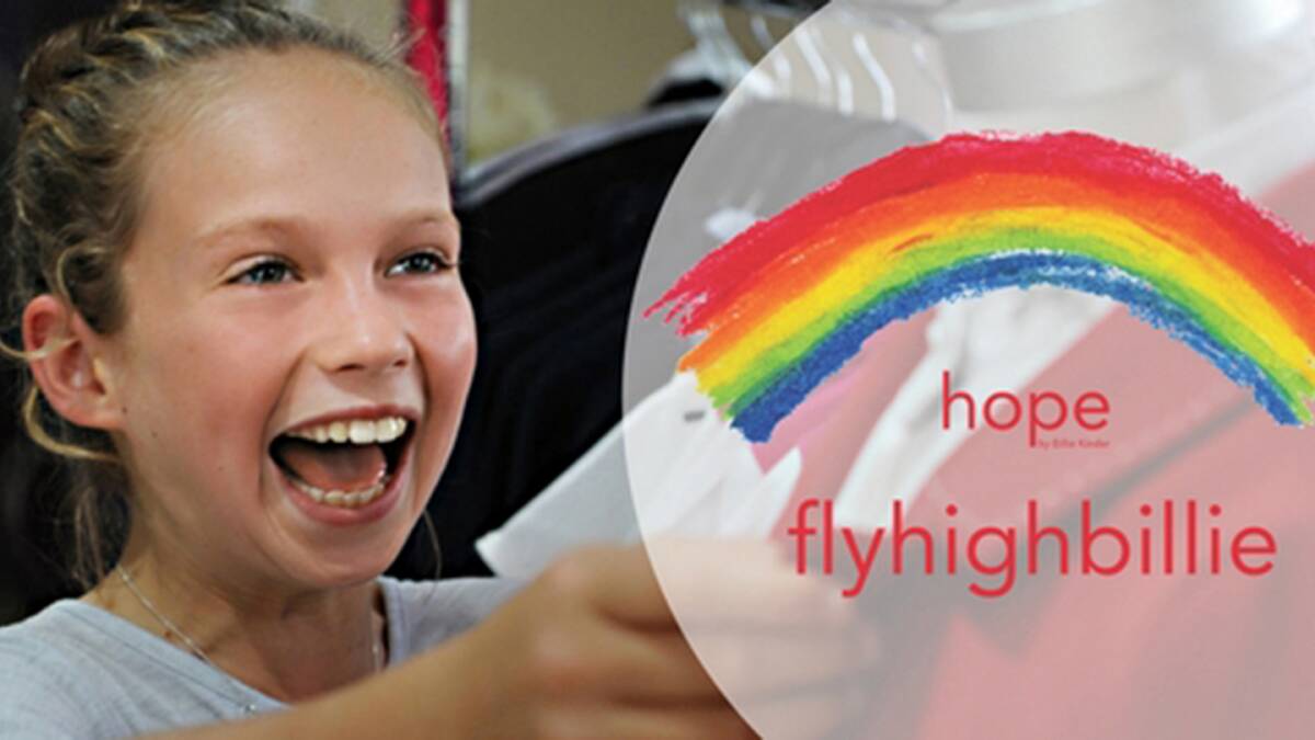 Fly High Billie is now a fully-registered charity. Picture: Supplied