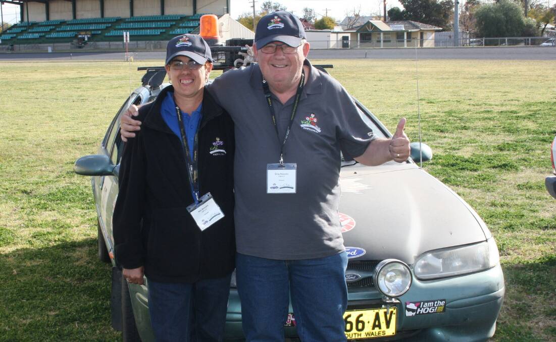 Greg and Rosalind Boscato at last year's Kidzfix Foundation Rally. Picture: Supplied