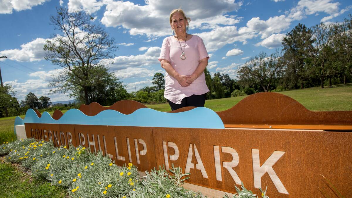 UPGRADES: Hawkesbury Mayor Mary Lyons-Buckett at Governor Phillip Park, which is undergoing upgrades. Picture: Geoff Jones