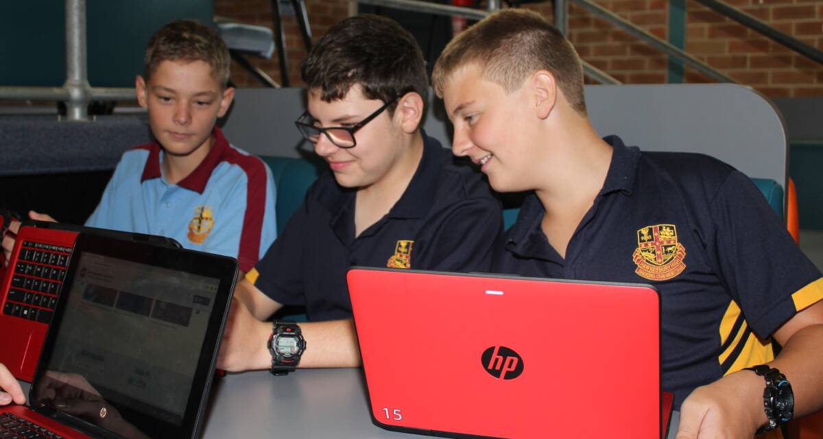 The Future is here: Hawkesbury High uses a range of teaching and learning strategies which take advantage of modern technologies.