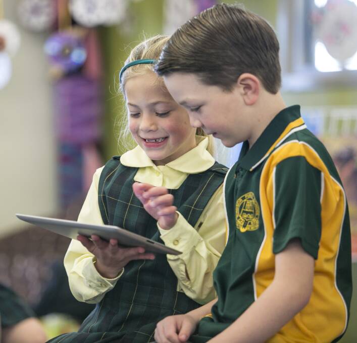 ENGAGED: At Windsor Public School, 21st century learning environments are evident in all classes from Kindergarten to Year 6. Photos: Supplied