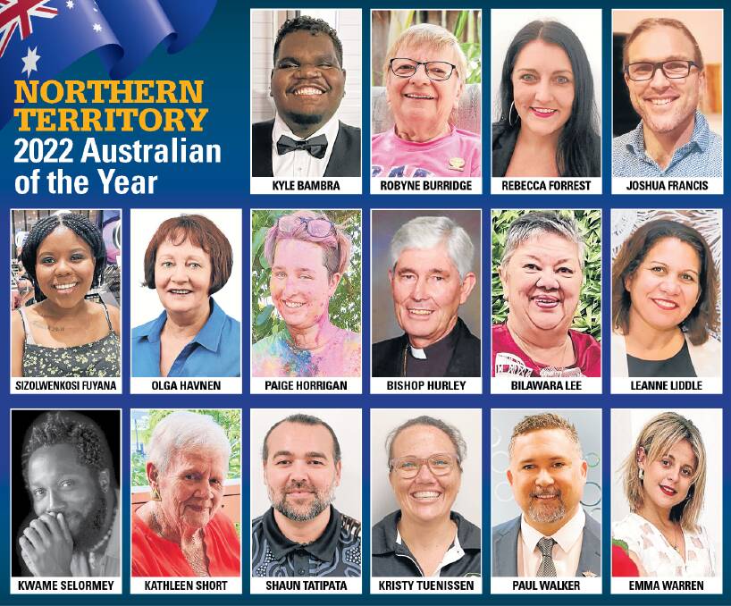 And the Northern Territory Australian of the Year awards nominees are ...