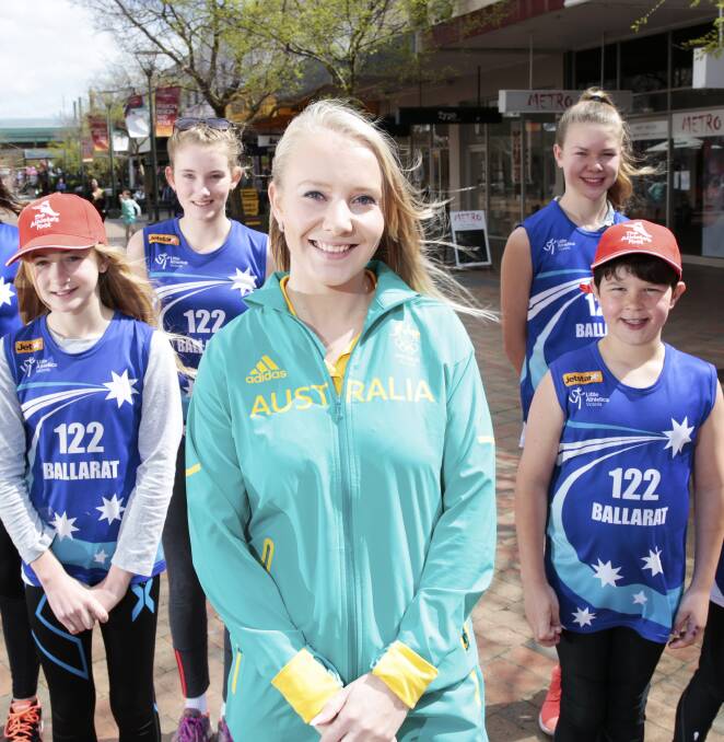 SUPPORT: Ballarat Olympian Rachel Tallent is ready to help share her mental fitness training with high school students in a move to improve mental health across the nation. Picture: Luka Kauzlaric