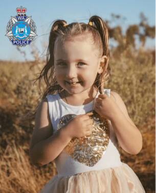 Missing four-year-old Cleo Smith vanished from a campsite in WA last week. Picture: Supplied