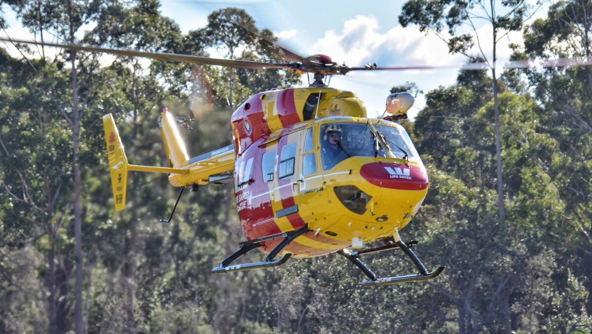 The Westpac Lifesaver 23 rescue helicopter. Picture: Supplied