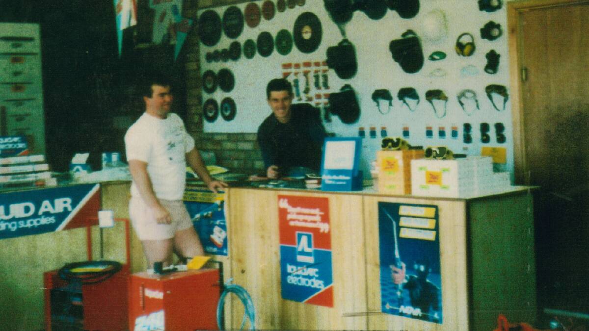 History: Paul Thomas in the retail store at its current location on Walker Street, South Windsor 80s. Photo: Buttsworth Industrial Supplies.