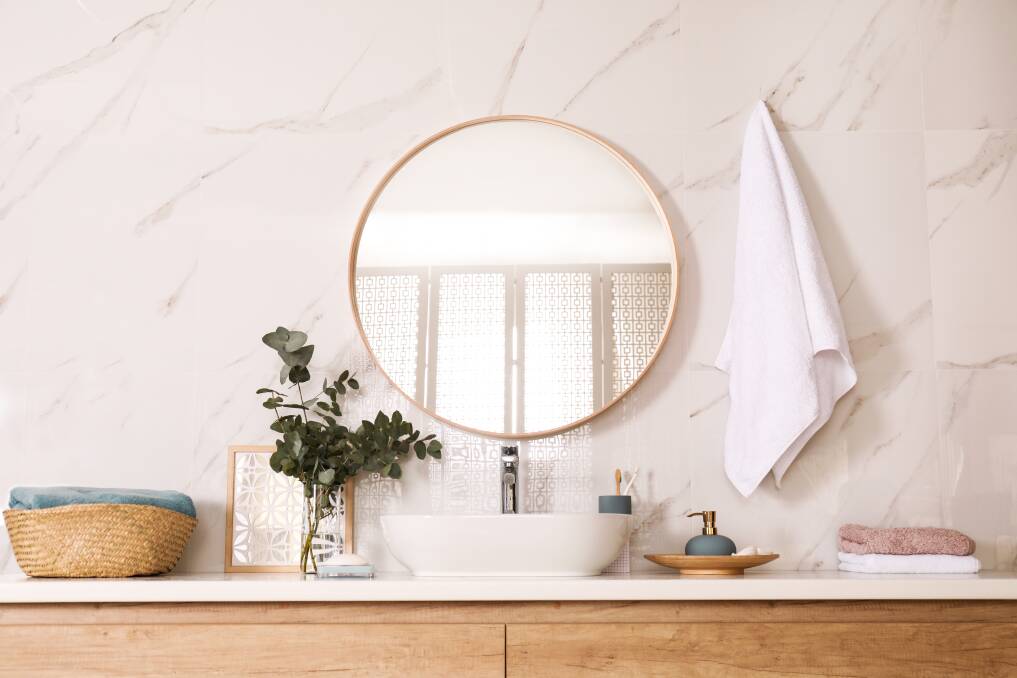 FRESH LOOK: Your bathroom vanity might be practical, but it can also be beautiful. Photo: Shutterstock