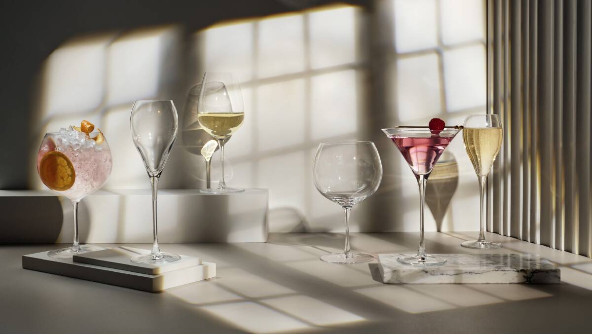 IN THE MOOD: Entertain in style by serving guests a drink in the proper glass. Photo: Supplied