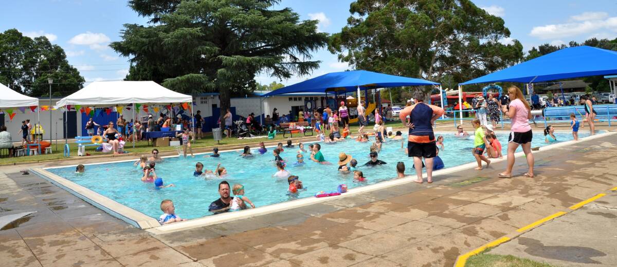 Splash about: Book your spot at this Saturday,s free pool party at Richmond Swimming Centre. Picture: Supplied