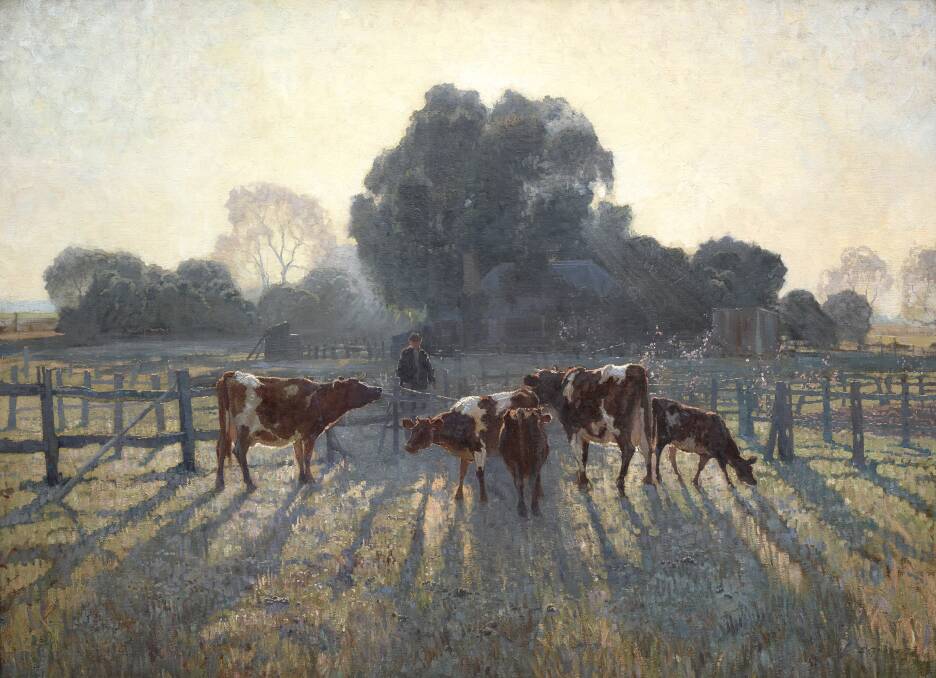 Elioth Gruner, Spring frost 1919, Art Gallery of New South Wales, gift of F G White 1939.