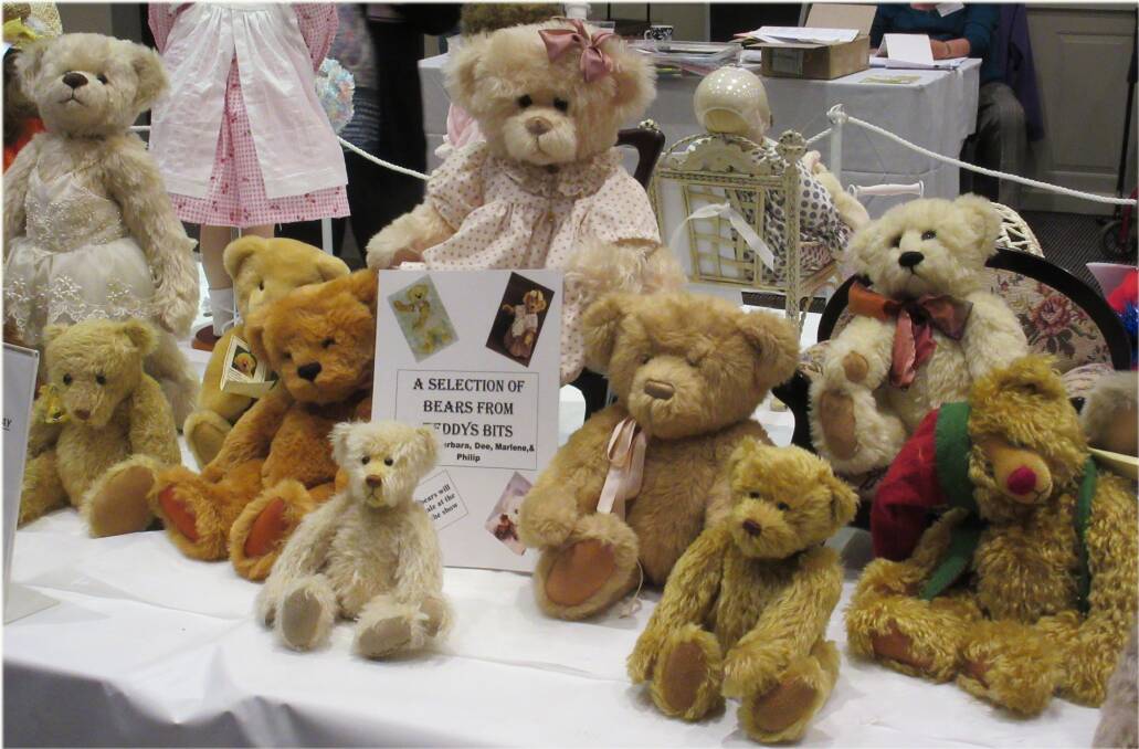 There'll be plenty of bears in there! Where? The Penrith Dolls, Bears and Craft Show.