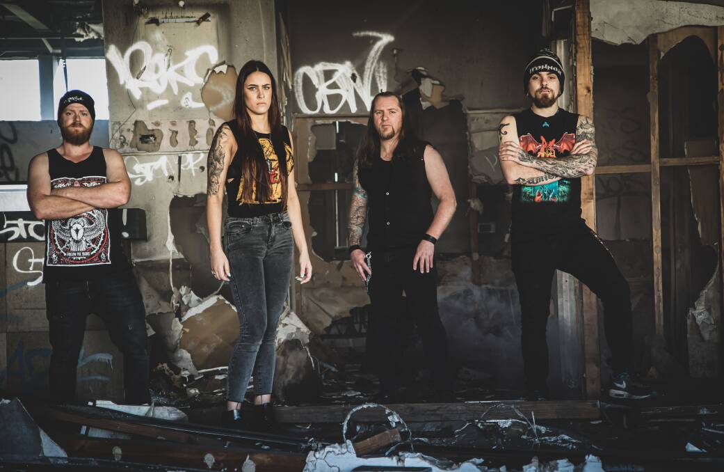 They have arrived: With the release of their debut single, Thraxas! are looking to spread their thrash attack far and wide.