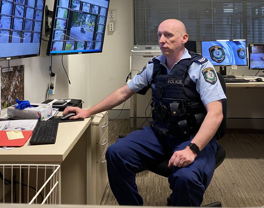 On the job: Senior Constable Geoff Goldsmith of Hawkesbury Police Area Command enjoys making a 'positive difference' in our community. Picture: Supplied