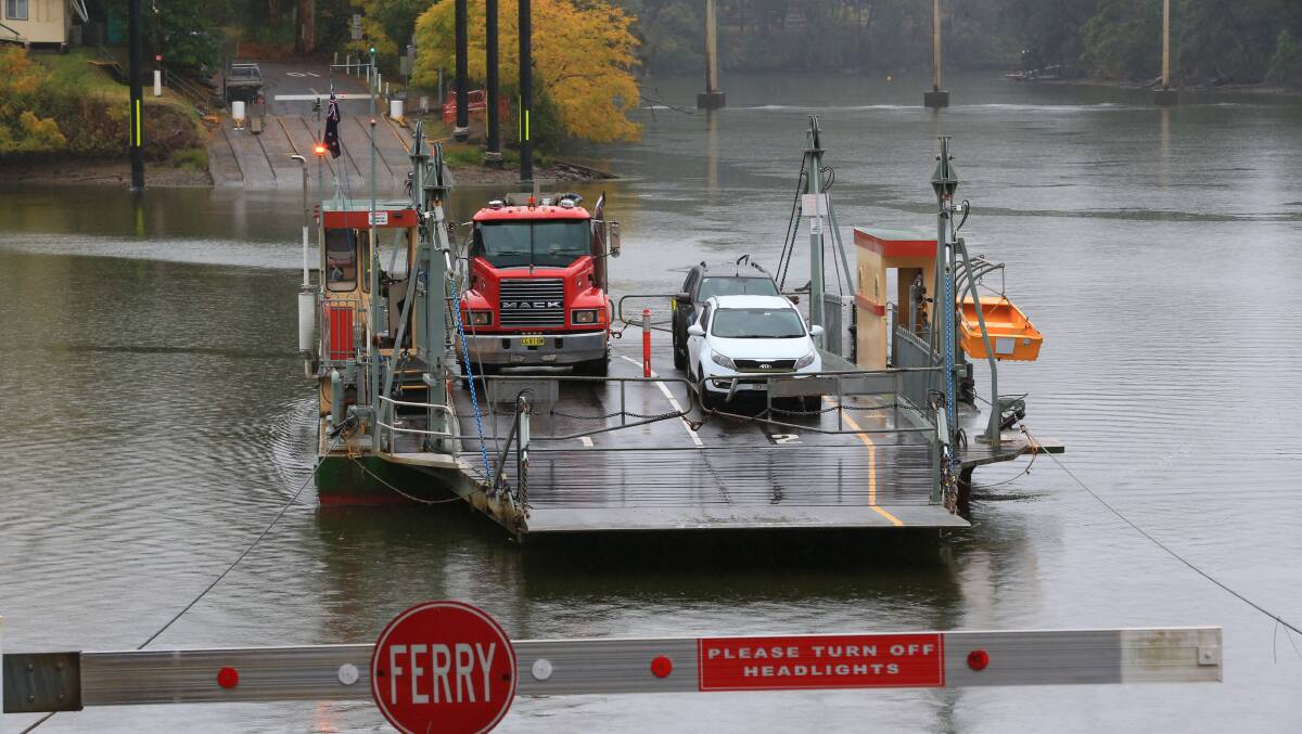 The Lower Portland Ferry. Picture: Geoff Jones