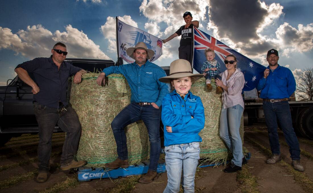 Rural heart: Hawkesbury Hay Runners are doing their bit for our struggling farming community. Picture: Geoff Jones