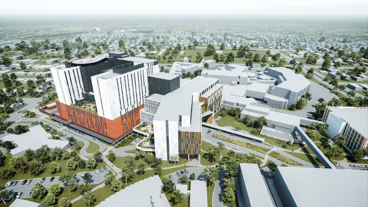 An artist impression of the redeveloped Nepean Hospital.