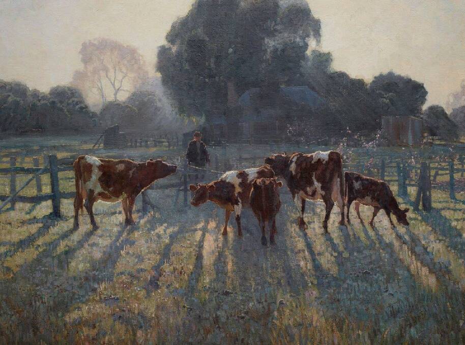 Elioth Gruner, Spring Frost 1919, oil on canvas, Art Gallery of New South Wales, Gift of F G White 1939. Picture: Mim Stirling
