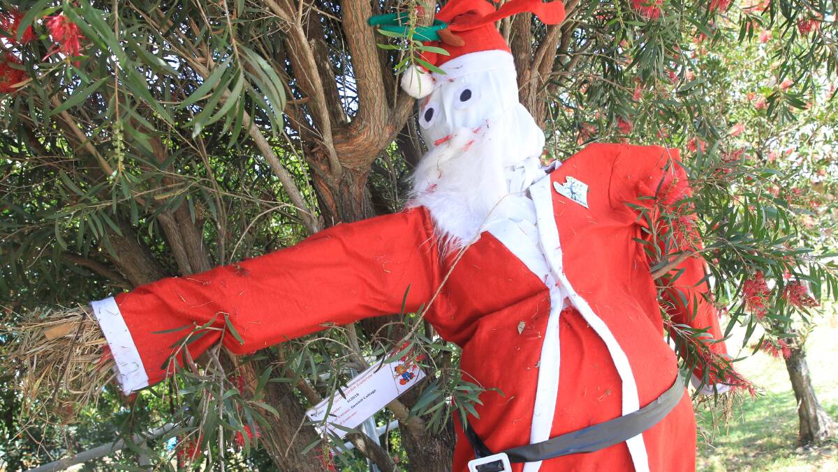 Last year Santa made an appearance at the festival as one of the scarecrows.